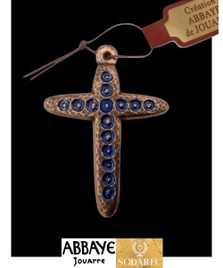 CROIX - PETITS RONDS BLEUS